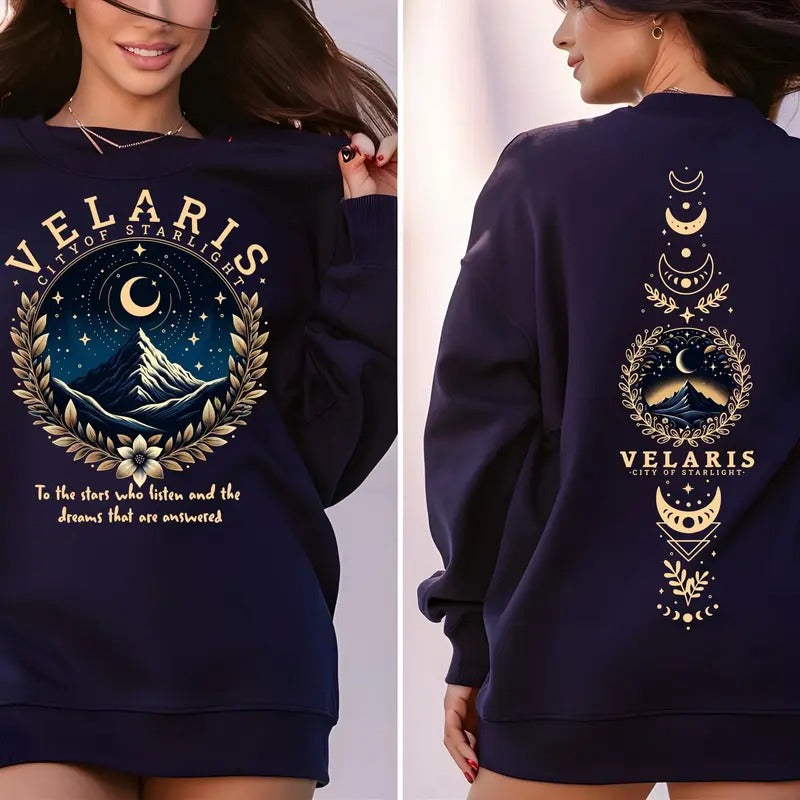 [Up To 5XL] Velaris Acotar Sweatshirt Velaris City Of Starlight The Night Court Shirtsjm Merch Shirtcourt Of...