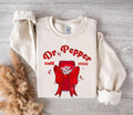 [Up To 5XL] Vintage DrPepper Red Bow Coquette Sweatshirt, Shirt, Cute Soda Drink Shirt, Pepper T-Shirt, Dr Pepper Lover...