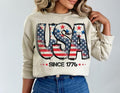 Usa Since 1776 Shirt Fourth Of July Usa America Patriotic Flag Independence Day  T-shirt, sweater and Hoodie Sweatshirt