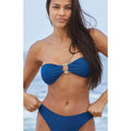 VDM The Label Women's Blue Bailey Reversible Bandeau Bikini Top T-Shirts, Hoodie, Sweatshirt | GrindPrints.com