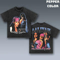 VINTAGE TEE | AALIYAH, Double Sided Prints Vintage T-Shirt, Graphic Tee Shirt, Unisex T-Shirt, Gift For Him, Crewneck...