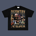 VINTAGE DEONTAY WILDER Prints Vintage Boxing Shirt UFC Shirt Vintage All Top Menswear T-Shirts, Hoodie, Sweatshirt