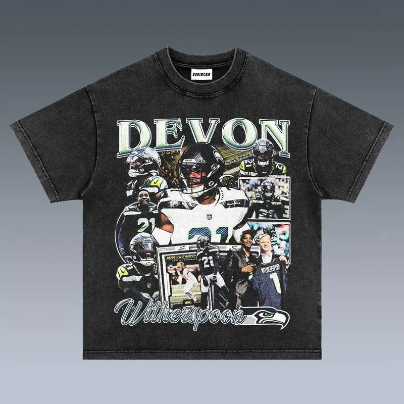 VINTAGE TEE | DEVON WITHERSPOON - Soft and Comfortable Shirt - Unisex - Graphic T-Shirt Hoodie, Sweatshirt | GrindPrints.com