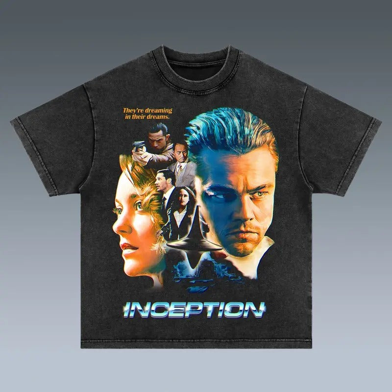 VINTAGE TEE | INCEPTION Trending Movie T shirt Vintage 90s T-shirt gift for Movie fans gift for him gift for her unisex...