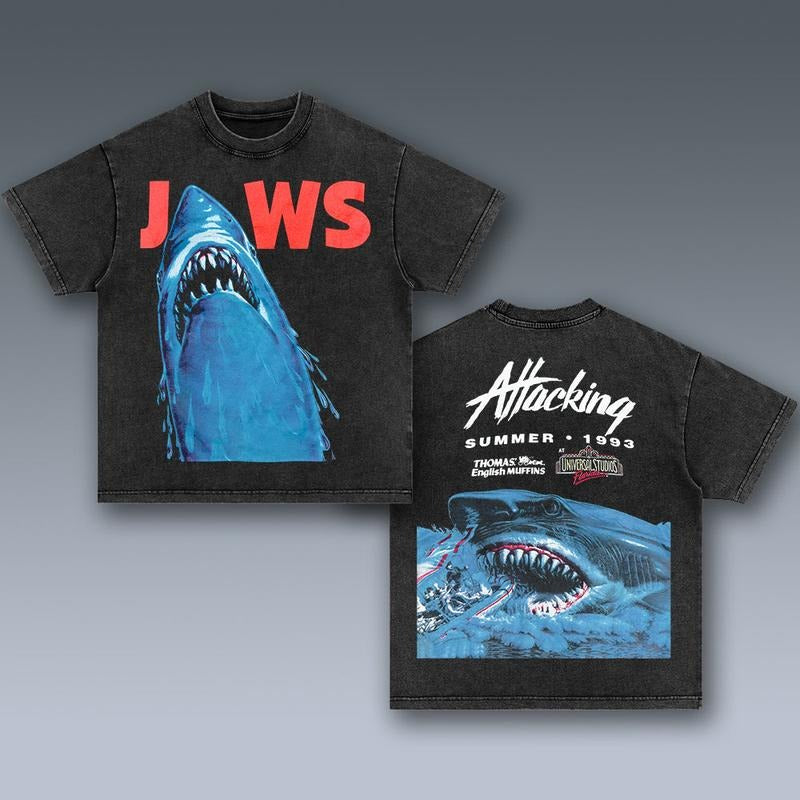 VINTAGE TEE | JAWS Trending Movie T shirt Vintage 90s T-shirt gift for Movie fans gift for him gift for her unisex...