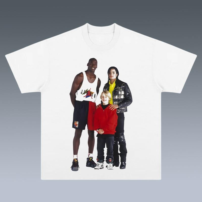 VINTAGE TEE | MICHAEL JOR.D4N-MICHAEL J4CKSON-MACAULAY CULKIN Trending Movie T shirt Vintage 90s T-shirt gift for Movie...