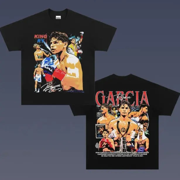 VINTAGE RYAN GARCIA Double Sided Prints Vintage Boxing Shirt UFC Shirt All Top Menswear T-Shirts, Hoodie, Sweatshirt
