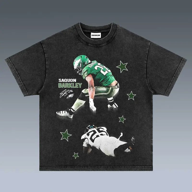 VINTAGE TEE | SAQUON BARKLEY 11.12.2 Hoodie, Sweatshirt | GrindPrints.com