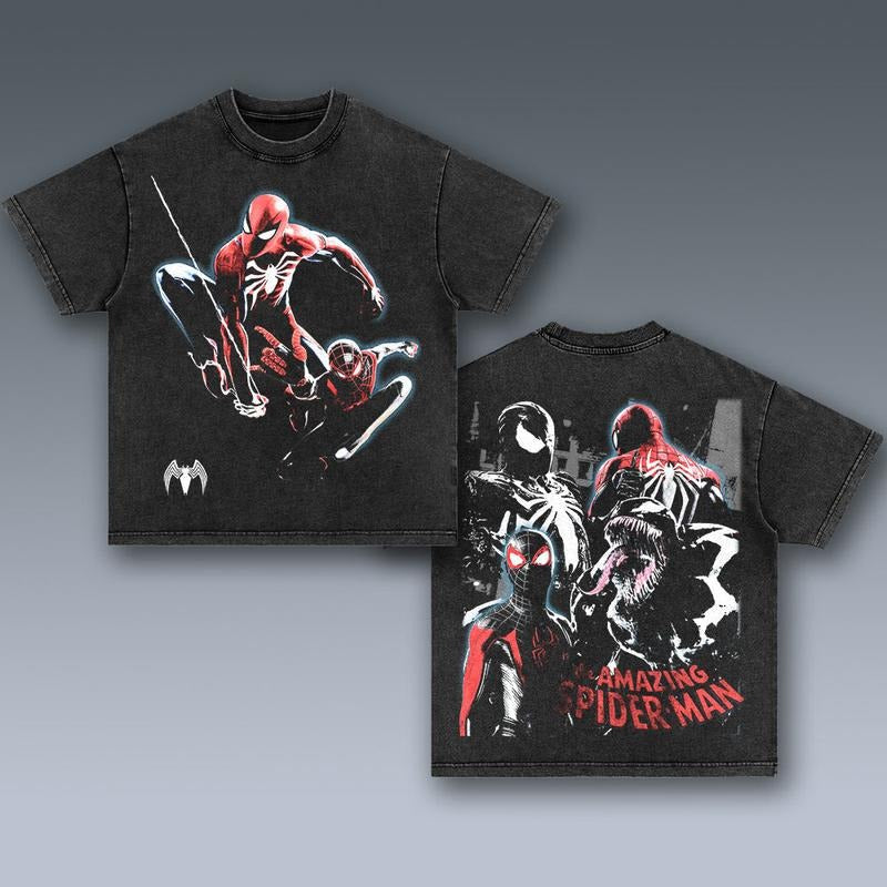 VINTAGE TEE | SPiDER M4N Trending Movie T shirt Vintage 90s T-shirt gift for Movie fans gift for him gift for her unisex...
