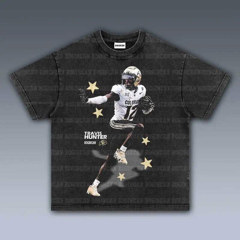 VINTAGE TEE | TRAVIS HUNTER 12.27 - Soft and Comfortable Shirt - Unisex - Graphic T-Shirt Hoodie, Sweatshirt