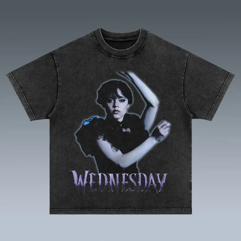 VINTAGE TEE | WEDNESDAY Trending Movie T shirt Vintage 90s T-shirt gift for Movie fans gift for him gift for her unisex...