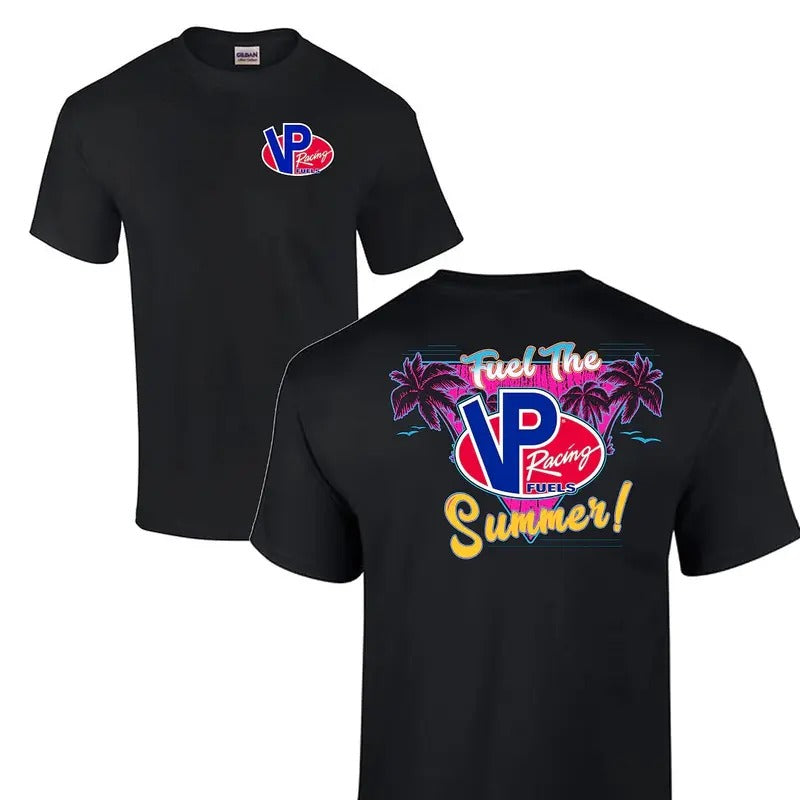 VP Racing Fuel The Summer T-Shirt - Vintage Hot Rod Muscle Car Graphic Tee  for Car Enthusiasts Men's Cotton Tee - Old...