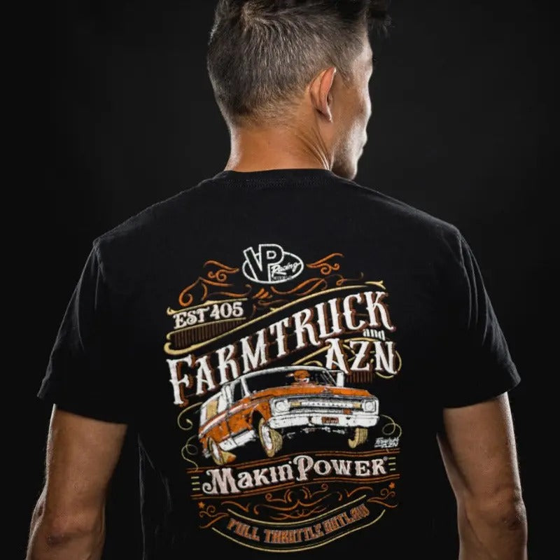 VP Racing Fuels Farmtruck AZN Makin' Power Menswear Top Short Sleeve 100% Cotton Casual Streetwear T-Shirts, Hoodie, Sweatshirt