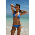 VYB Women's Belize Blue Jemma Knotted Halter Bikini Top T-Shirts, Hoodie, Sweatshirt | GrindPrints.com
