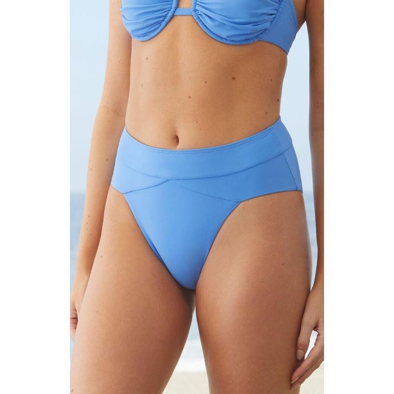 VYB Women's Blue Lyla High Waisted Bikini Bottom T-Shirts, Hoodie, Sweatshirt | GrindPrints.com