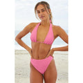 VYB Women's Pink Ribbed Kimmy High Waisted Vintage Bikini Bottom T-Shirts, Hoodie, Sweatshirt | GrindPrints.com