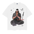 Vagabond "Training" Heavyweight Vintage Tee 100% Cotton OVERSIZED Anime T-shirt Menswear Top Crew Necks Tshirt Casual...