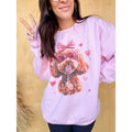 Valentine Dog Graphic Top T-Shirts, Hoodie, Sweatshirt | GrindPrints.com