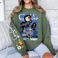Valentine Gift, Coraline Fantasy movies tshirt, Horror Character Shirt, Halloween Crewneck Sweatshirt, Coraline Three...