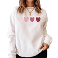 Valentine Heart Sweatshirt, Cute Valentine Sweatshirts for Women T-Shirts, Hoodie | GrindPrints.com