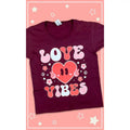 Valentine Love Vibes Youth Graphic T-Shirt Hoodie, Sweatshirt | GrindPrints.com