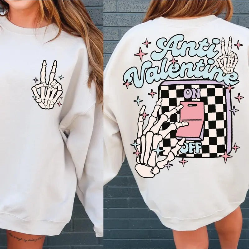Valentine On Off Day Valentine Sarcastic Funny shirt Hoodie, Sweatshirt | GrindPrints.com