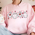 Valentine's Day Ghost Shirt Sweatshirt, Hoodie, T-Shirt | GrindPrints.com