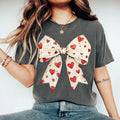 Valentine's day Heart Coquette bow Shirt, Retro Valentine Shirt, Valentine's Day Gift, Gift For Her, Unisex T- Shirt,...