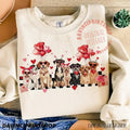 Valentines Day Dogs Shirt, Cute Valentines Day Tee, Dog Lover , Dog Valentines Sweatshirt, Valentines Day Shirt , Dog...