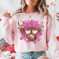 Valentines Day Pink Cow Lover - Sweatshirt T-Shirts, Hoodie | GrindPrints.com