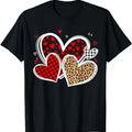 Valentines Day Shirts Hearts Love Leopard Red Plaid, Valentines shirt, Heart Sweatshirt, Funny Valentines Tee, Hodie and...