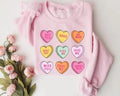 Valentines Day Sweatshirt, Conversation Hearts Sweatshirt, Valentines Day Shirts for Women, Valentines Day Gift, Cute...