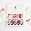 Valentines Day Teacher Sweatshirt, Teaching Sweethearts Teacher Shirts, Teacher Valentines Day Gift,Love Teacher...