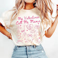 Valentines Mom Shirt Gift for Mom Valentines Day Mama Tee My Valentines Call Me Mama Gift For New Mom Single Mom Gift Top...