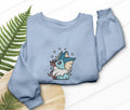 Vaporeon Cute Embroidered Sweatshirt T-Shirt Hoodie, Evolution Gifts For Fans, Embroidery Anime Tshirt, PKM University,...