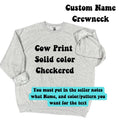 Variety Custom Name Crewneck Tshirt Long Sleeve Casual Cotton sweatshirt Hoodie | GrindPrints.com