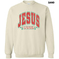 Varsity Jesus Red & Green Sweatshirt 'NLB T-Shirts, Hoodie | GrindPrints.com