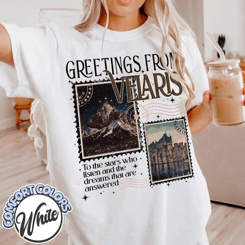 Velaris Acotar Shirt, Velaris City Of Starlight, The Night Court Shirt, Sjm Merch Shirt, Court Of D, Unisex Tshirt Tee...