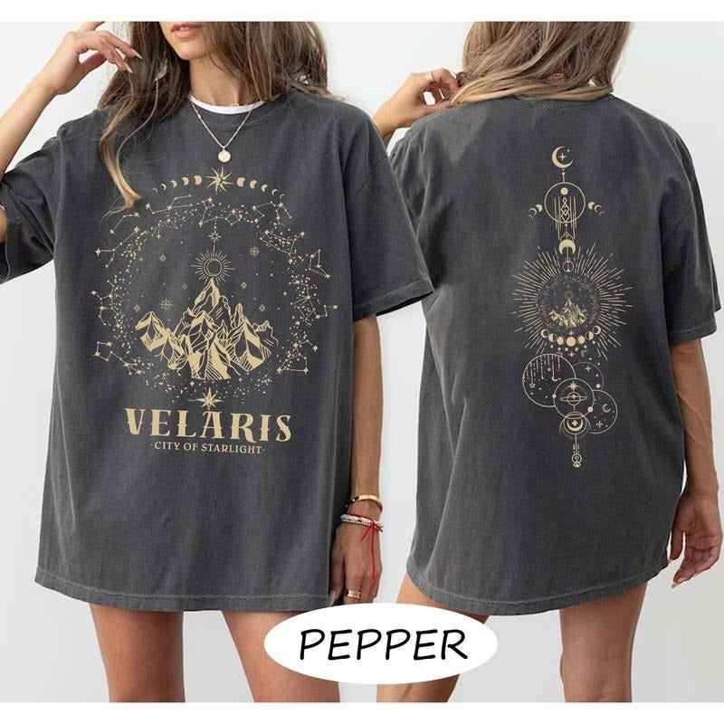 Velaris City Of Starlight Shirt, Velaris Shirt, The Night Court Shirt, Bookish Gift, Court Of Dreams, City Of Starlight...