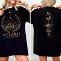 Velaris City Of Starlight Two Sided Shirt, Acotar Velaris Tshirt, The Night Court, Sjm Merch Shirt, Court Of Dreams,...