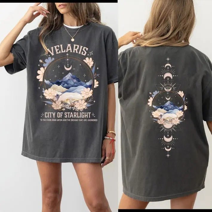Velaris City Of Starlight Two-Sided Shirt, The Night Court TShirt, SJM Merch Shirt, Acotar Velaris ,Velaris Bookish...