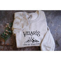 Velaris Embroidered Shirt,Velaris City Of Starlight Embroidered Sweatshirt,The Night Court Shirt,SJM sweater,City of...