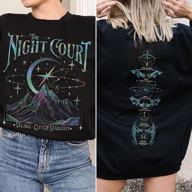 Velaris The Night Court Acotar Shirt, Velaris The Night Court, Court Of Dreams Shirt, Inner Circle Acotar Tee, SJM...