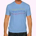 Venezuela Waving Text Flag - Cute Venezuelan Souvenir T-Shirt , Unisex Cotton 100%, Top Menswear Hoodie, Sweatshirt