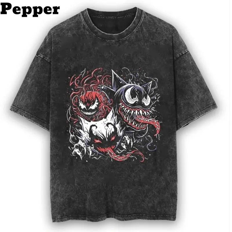 Venomous Carnage Black Vintage Tee, Venomous Carnage Shirt, Halloween Shirt, vintage graphic tees, gift for fan, gift for...