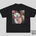 Very Freaky Cat T-Shirt, Funny Cat Licking Shirt, Cat Meme Shirt, Silly Kitty Tee Classic Cotton Hoodie, Sweatshirt
