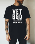 Vet Bod Like A Dad Bod Tee, Veteran Shirt, Father Day Gift, Vet Army Veteran Tee, Shirt for Him Hoodie, Sweatshirt
