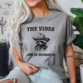 Vibes Are In Shambles, Raccoon, Meme, Aesthetic, Funny, Comfort Colors Tshirt, Women's Crew Neck, Crewneck Hoodie, Sweatshirt