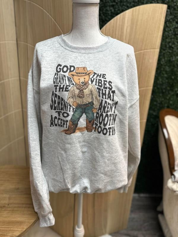 Vibes That Aren't Rootin Tootin Sweatshirt or Tee Hoodie | GrindPrints.com