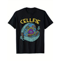 Vibrant Cell Fie Funny Science Biology Graphic Tee - Soft, Breathable, Comfort Fit, Versatile, Athletic Style, Short...